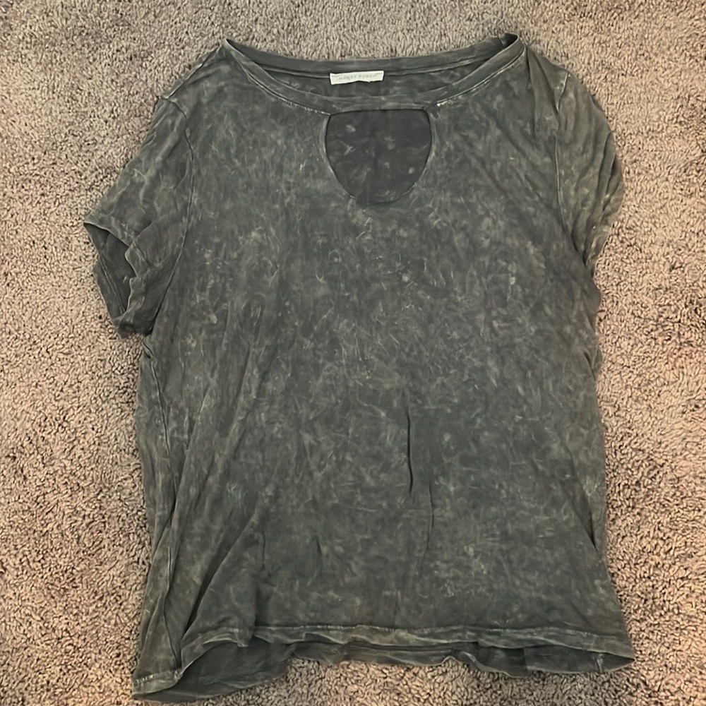 T-shirt with cutout